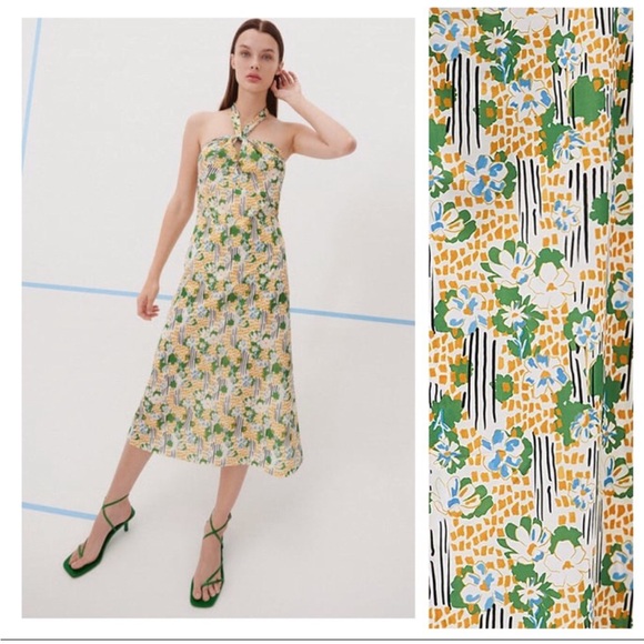 Zara Dresses & Skirts - Zara NWT Print Halter Dress